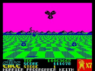 Space Harrier screenshot 3 for ZX Spectrum